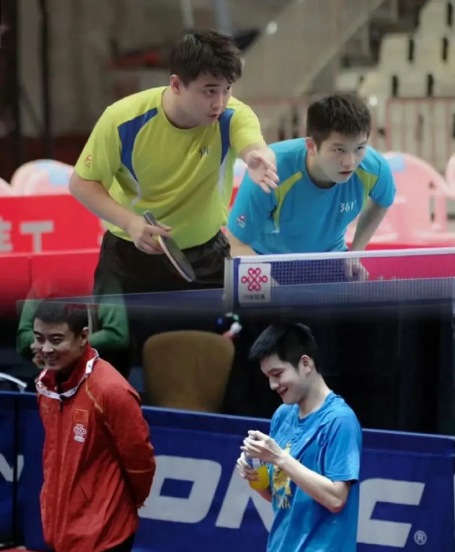 中国乒乓球队强势法国乒乓球队，王皓一己之力扛起全队的简单介绍